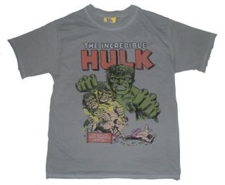New Junk Food Marvel Comics The Incredible Hulk Boys T Shirt in 