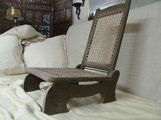 antique old town wooden folding canoe seat 