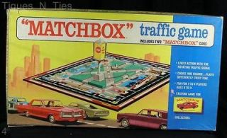 1968 vintage matchbox cars traffic board game  23 33 or 