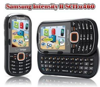 New Verizon Samsung U460 Intensity II 2 Cell Phone Qwerty Deep Gray No 