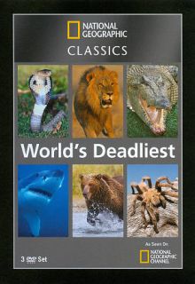National Geographic Classics Worlds Deadliest DVD, 2011, 3 Disc Set 