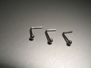 sterling silver nose studs small silver ball 1 5mm from united 