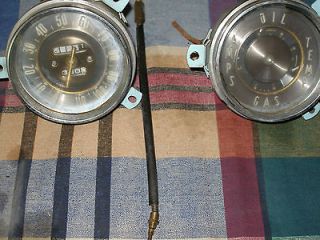 1953 buick special gauge set with water temp sensor time
