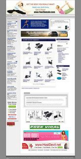 Aerobic Exercise Equipment Website Business For Sale, Turnkey website