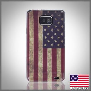 CellXpressions™ Antique USA American Flag case cover Samsung Galaxy 