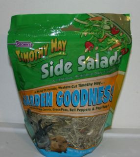 timothy hay side salad garden goodness for small animal time