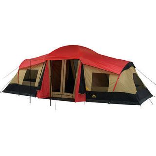 NEW Ozark Trail 10 Person 3 Room XL Camping Tent 20 x 11 Outdoor 