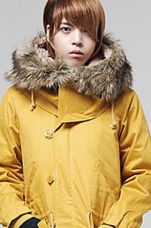 Unisex Fur Hoodie Coat Jacket by Fs1020 Designer Brand vintage padding 