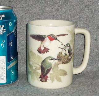 Newly listed OTAGIRI Ceramic HUMMINGBIRD Bird FAMILY Cup MUG Gibson