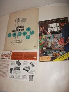 price guides pamplets radio shack sylvania packard bell time left