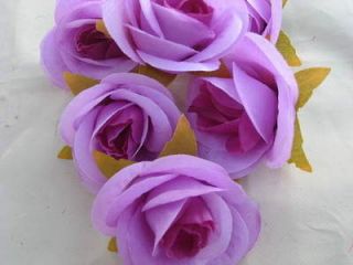 wholesale rose Artificial Silk Flower Heads Craft Wedding Wholesale 2