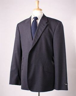 NWT $1395 PAUL SMITH LONDON Byard Charcoal w/ Purple Stripe Wool 