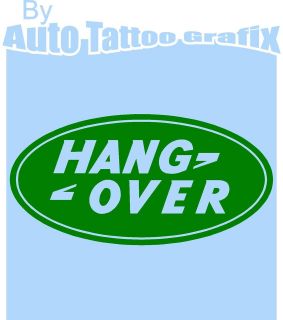 hang over land rover style decal sticker car truck from