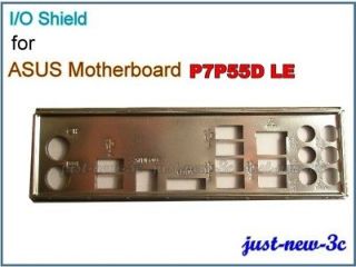 asus p7p55d le motherboard i o io shield back plate