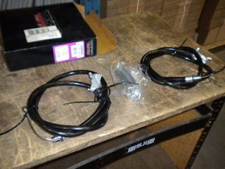 Parking Brake Cables (2) for 2001 Ford Focus ZX3. Part #C660428. New 