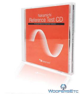 nakamichi test cd for acoustic response calibration 