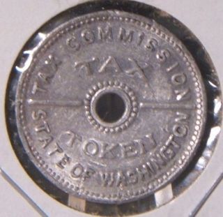 STATE OF WASHINGTON TAX COMMISSION~~TAX TOKEN~~10 CENTS OR LESS