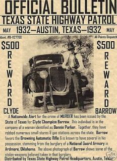 bonnie and clyde in Historical Memorabilia