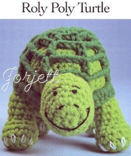 roly poly turtle quick easy crochet pattern new time left
