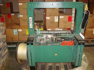 signode lbx 2330 automatic strapping machine for parts time left