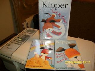   KIPPER THE DOG VHS CHILDRENS VIDEOS OUT OF PRINT ALL PLAY PERFECTLY