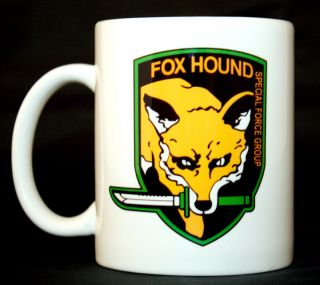 metal gear solid fox hound coffee mug solid snake hideo