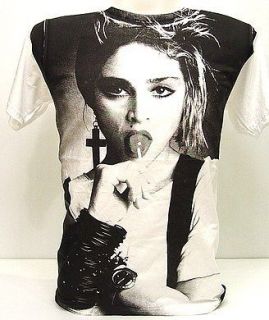 madonna lollipop 80s pop star icon punk rock t shirt xl