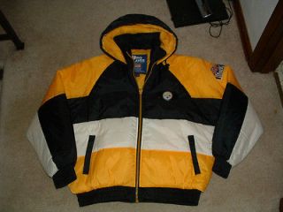 PITTSBURGH STEELERS HOODED LINED PRO PLAYER WINTER JACKET X LARGE u