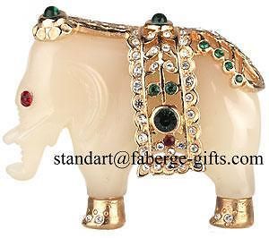 russian imperial enameled danish elephant brooch 550 