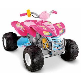 Power Wheels Fisher Price Kawasaki KFX Quad Ride On   Barbie #zTS