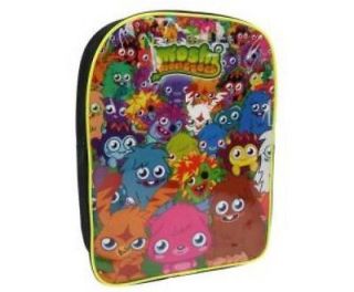 MOSHI MONSTERS BLACK BACKPACK RUCK SACK SCHOOL BAG NEW WITH TAGS