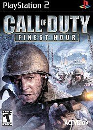 Call of Duty Finest Hour (Sony PlayStation 2, 2004) with Manual