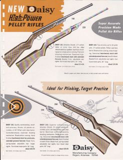1966 67 daisy crosman bb pellet gun catalog pages time