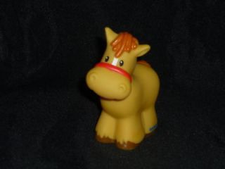 fisher price little people tan farm horse pony new returns