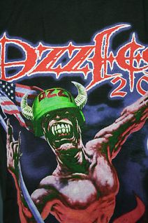 Ozz Fest T shirt 2003 Killer Print Volvod Cradle Of Filth Manson Korn 