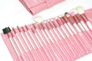 20 pcs professional makeup brush set kit case rose from