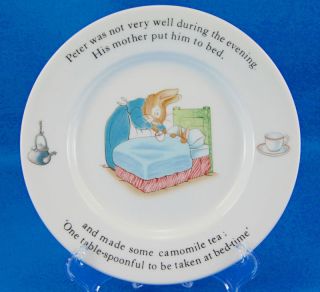 Wedgwood PETER RABBIT 589882 Bread and Butter Plate 6.875 in. PUT HIM 