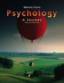 Psychology A Journey by Dennis Coon 2004, Paperback, Revised