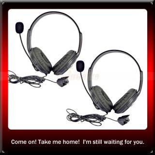 Lot 2 Big Live Headset with Microphone MIC for Xbox 360 Controller 