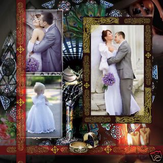 elegant wedding photo album psd templates photoshop v 7 from