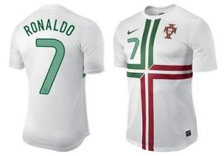 2012 Euro Cup Cristiano Ronaldo #7   Portugal Away Jersey   Medium