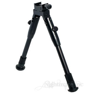 utg dual mount tactical rubber pad high profile bipod one
