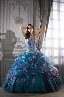 2013 New Quinceanera dress Prom Ball Gowns Evening Dresses SZ6 16 