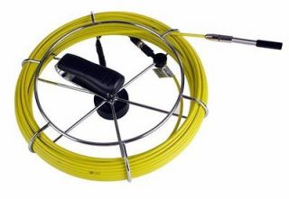 SDT Sewer Drain Camera Fiber Glass Push Rod & Reel 130 w/ 1/2 Head