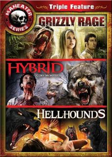 Maneater Series Grizzly Rage Hybrid Hellhounds DVD, 2011, 3 Disc Set 