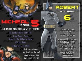 batman invitations matching party supplies  8 79