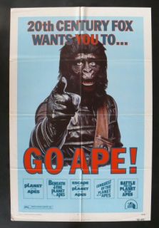 go ape 1sh original movie poster planet of the apes