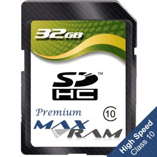 32GB SDHC Memory Card for Digital Cameras   HP PW360T & more