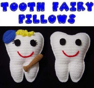 tooth fairy pillow doll with pocket toy crochet pattern time