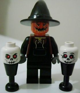 lego minifigs scarecrow zombie monster pumpkin heads # a time